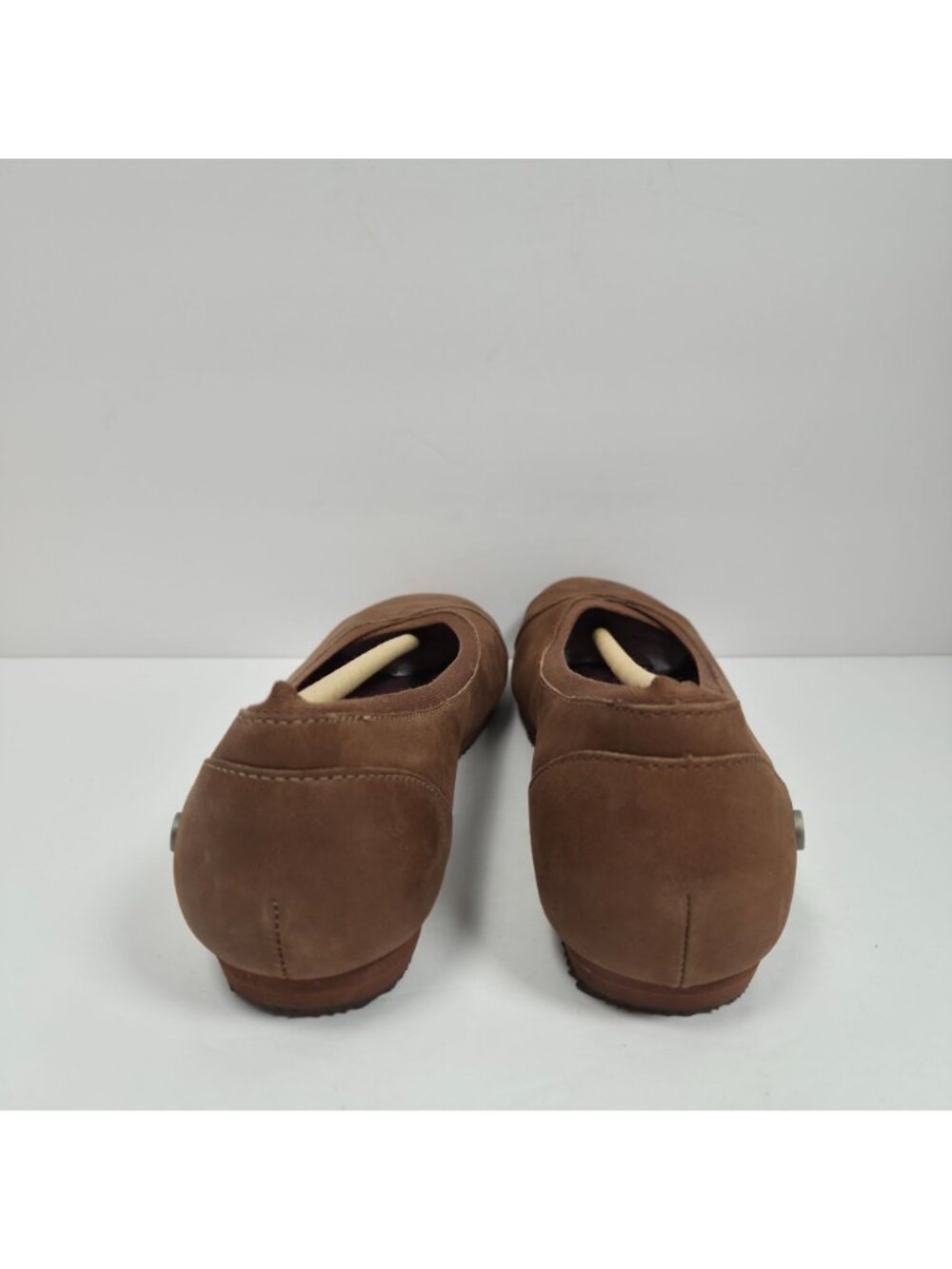 Mozo Aliso Women's Brown Chevre Leather Ballet Flats US Size 7 NWOT SAMPLE - Picture 4 of 7